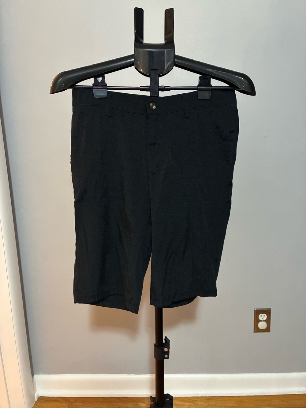 Men's Black Classic Cotton Blend Shorts 2 for $25